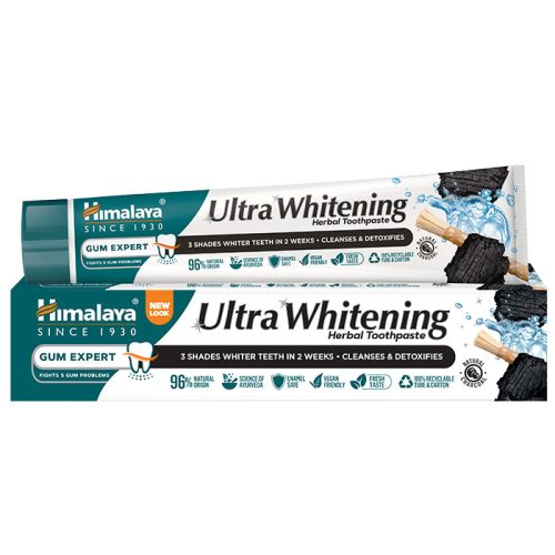 Himalaya Ultra Whitening faszenes fogfehérítő gyógynövényes fogkrém 75ml