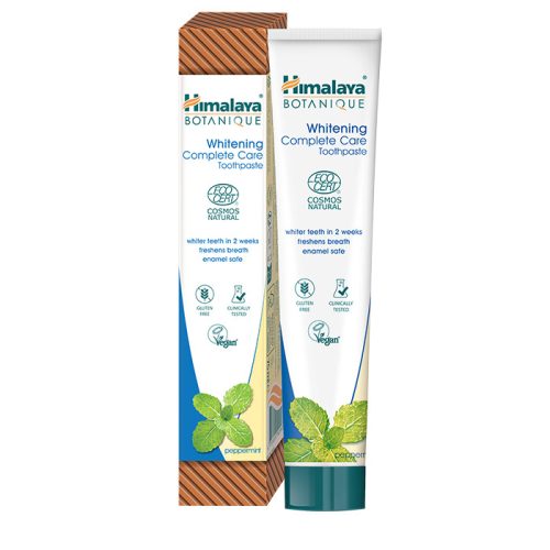 Himalaya Botanique natúr fehérítő teljes körű védelmet biztosító borsmentás fogkrém 75 ml