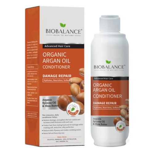 BIOBALANCE HAJBALZSAM BIO ARGÁNOLAJJAL SÉRÜLT HAJRA 330ML