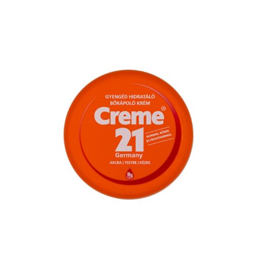 Creme 21 Gyengéd hidratáló bőrápoló krém normál bőrre B5 provitaminnal arcra, testre, kézre 150ml