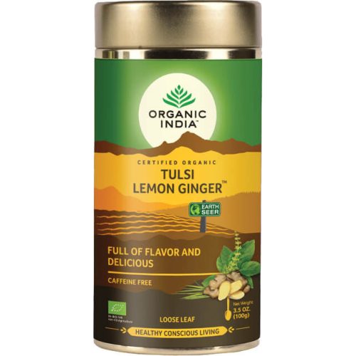 Organic India Tulsi Citrom Gyömbér szálas bio tea