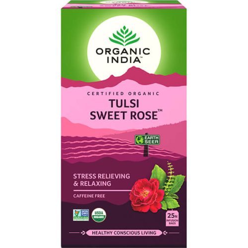 Organic India Tulsi Édes Rózsa bio tea