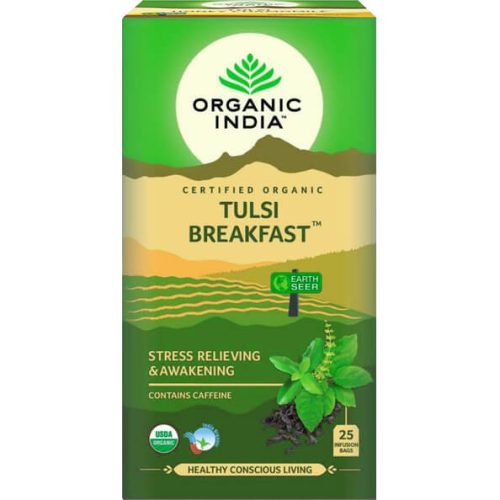 Organic India Tulsi Reggeli bio tea