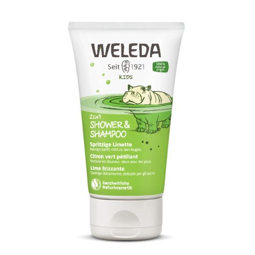 Weleda Pezsdítő lime gyermek 2in1 tusfürdő és sampon 150ml