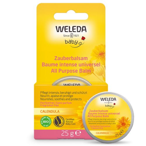 Weleda Bio körömvirágos natúr többcélú védőbalzsam babáknak 25g