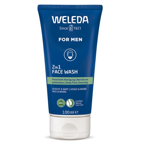 Weleda 2in1 Arclemosó férfiaknak 100ml